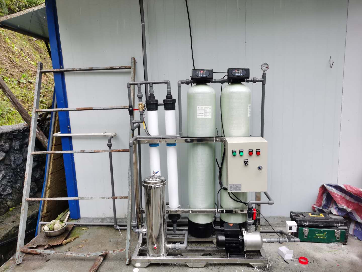 罗甸县兰西水库项目部订购1T/H净化水设备